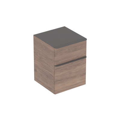 Skříňka nízká Geberit Smyle Square 36X60X29,9CM HICKORY/MELIMIN