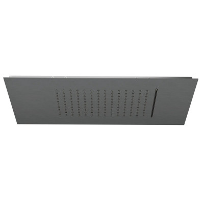 Sprcha hlavová Kludi Asana 2S 600x300mm KARTÁČOVANÝ GUNMETAL