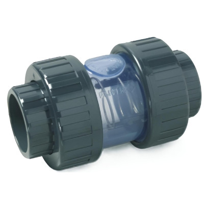 Klapka zpětná transparentní PVC-U CLEVELINGS D110MM LEPENÍ