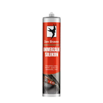 Silikon univerzální Den Braven KARTUŠE 280 ML, ČERNÁ