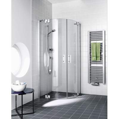 Kout kyvný Kermi Filia XP FXP55 1/4-kruh 90X120X200CM STŘÍBRNÁ/ČIRÉ+KC