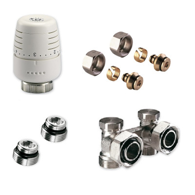 Vekolux rohový 2-trubkový Ivar KIT AVK DS 346/1 EK X16X2 ALPEX NIKL