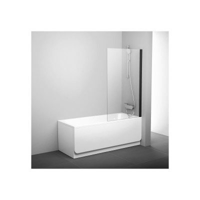Zástěna vanová Ravak Pivot PVS1 80X140CM ČERNÁ/SKLO
