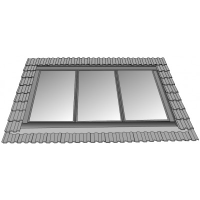 Sada 2 pro integraci TS300 ANTRACIT RAL 7016 TEX