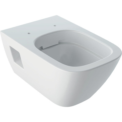 Klozet závěsný Geberit Selnova Square RIMFREE HLUBOKÉ SPLACH.53CM BÍLÁ
