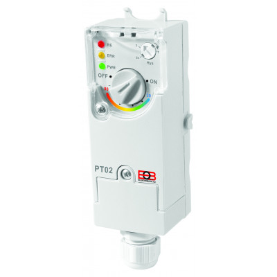 Termostat elektronický příložný PT02