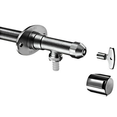 Ventil nezámrzný Schell Polar II Set ZKRACOVATNÝ 1/2˝ CHROM