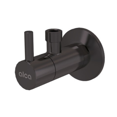 Ventil rohový s fitrem Alcaplast ARV001 1/2˝X3/8˝ GUN METAL MAT(60/168)