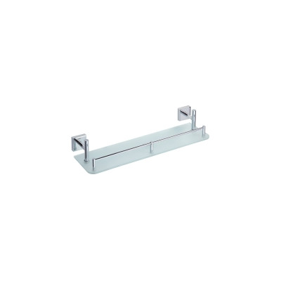 polička skleněná Plano Davos Cube S HRAZDOU 600X116X74MM