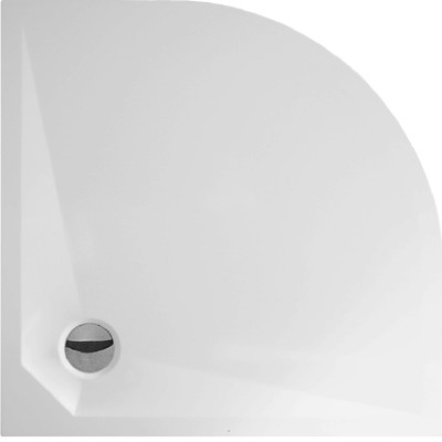 Vanička litý mramor Plano Davos MR Pure 1/4-KRUH 100X100CM+NOHY V BALENÍ