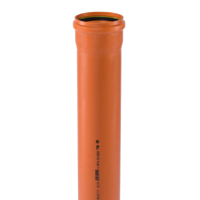 Trubka kanalizační plnostěnná KGEM SN10 VOLLWAND DN110/1000MM
