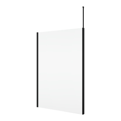 Zástěna Walk-in Ronal Divera stropní VZPĚRA 140X200CM ČERNÁ MAT/ČIRÉ