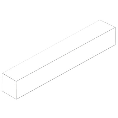Palisáda Ferobet Quadra 15X15X100CM PRATO