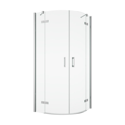Kout křídlový Ronal Pur 1/4-kruh R550 75-120X200CM CHROM/ČIRÉ