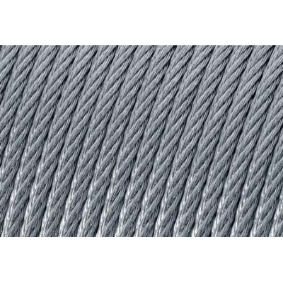 Lano ocelové ČSN024320 (6X7+FC) PR.4.00MM. POZINK