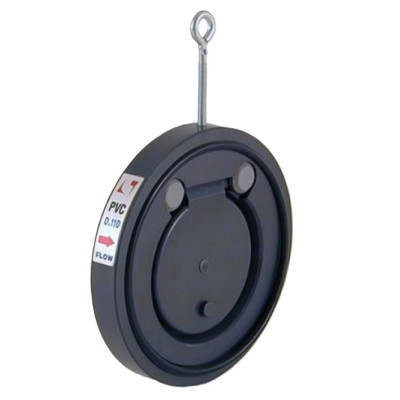 Klapka mezipřírubová zpětná PVC-U CLEVELINGS D140MM