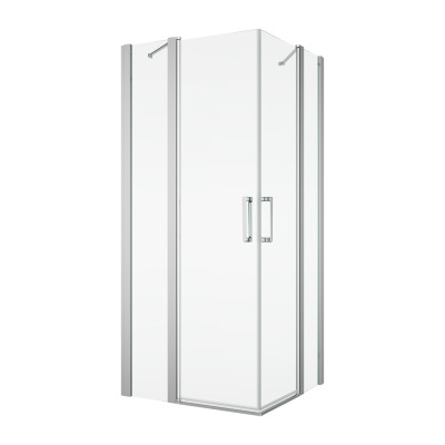 Dveře křídlové Ronal Divera pro rohový VSTUP V.200CM ALUCHROM/ČIRÉ