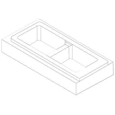 Tvárnice plotová koncová Ferobet Linus 60X30X10CM ANTRACIT