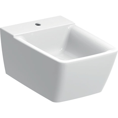 Bidet závěsný Geberit Xeno2 uzavřený TVAR 54CM BEZ PŘEPADU BÍLÁ+KT