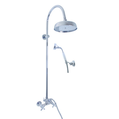 Baterie sprchová Rav Morava páková NÁSTĚNNÁ S PŘÍSLUŠ.100MM CHROM