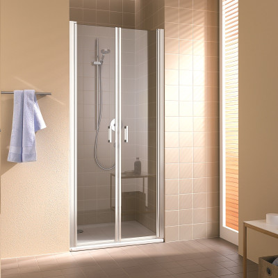 Dveře 2-křídlé lítací Plano Davos Plus 115X200CM STŘÍBR./SERIGARFIE+ÚPR