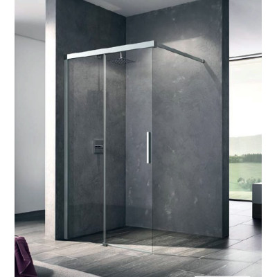 Zástěna Walk-in Kermi Nica NIJ2L 140X200CM LEVÁ STŘ.LESK/ČIRÉ+KC