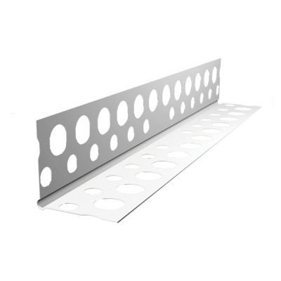 Profil rohový Den Braven PVC zaoblený LP DÉLKA 2,5 M, PLAST, BÍLÁ