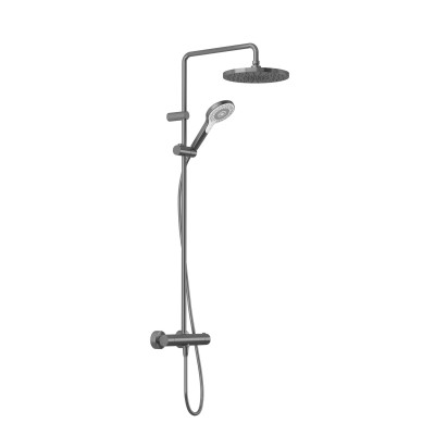 Systém sprchový termostatický Kludi Dive DUAL SHOWER SYSTEM 3S K.GUNMETAL