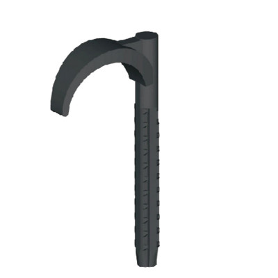 Příchytka natloukací jednoduch.Giacomini TRUBKY 40MM DÉLKA 12CM(BAL.50KS)