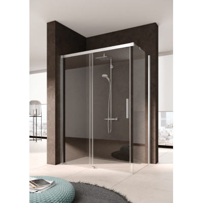 Dveře posuvné Kermi Nica NID2L 110X200CM LEVÉ STŘ.LESK/ČIRÉ+KC