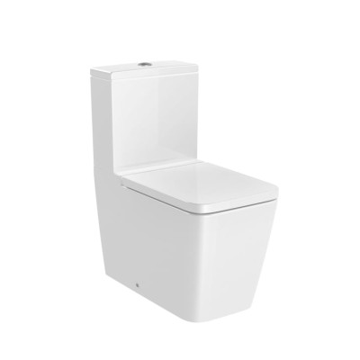 Mísa stojící kombi Roca Inspira Square RIMLESS HL.SPL.37,5X64,5CM BÍLÁ A342536000