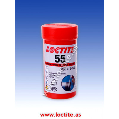 Těsnění závitové vlákno Loctite-55 KS=160M (40)