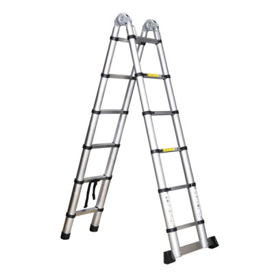 Žebřík teleskopický SKLÁDACÍ 3,8M
