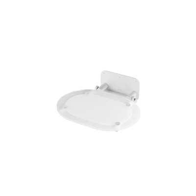 Sedátko sprchové Ravak Chrome CLEAR/BÍLÁ