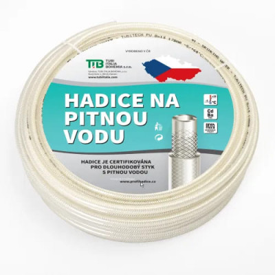 Hadice na pitnou vodu Tubi PV 32X40MM (5/4˝) L=10M PRŮHLEDNÁ