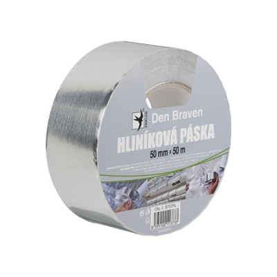 Páska hliníková Den Braven Š.100 MM, DÉLKA 50 M, STŘÍBRNÁ