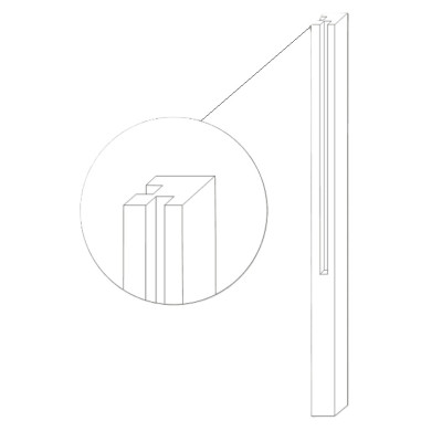 Plot Ferobet Lamella sloupek rohový HLADKÝ 15X15X240(320)CM ANTRACIT