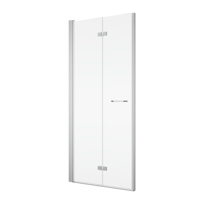 Dveře skládací Ronal Solino 70X200CM LEVÉ ALUCHROM/ČIRÉ