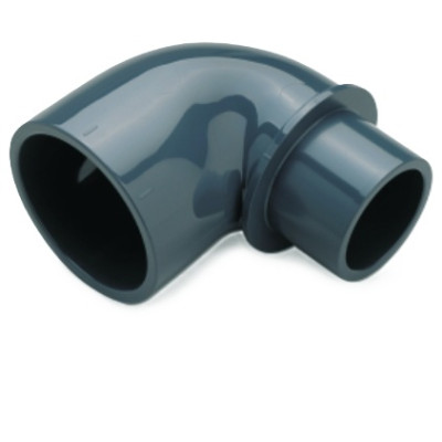 Koleno 90° tlakové PVC-U Clevelings D32/40X50 F/M/F