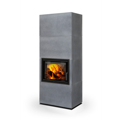 Kamna kachlová akumulační design.Romotop SOLID F KERAMIKA COTTO