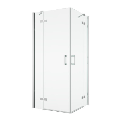 Dveře dvoukřídlé Ronal Pur 75-120 V. DO 200CM LEVÉ CHROM/DURLUX