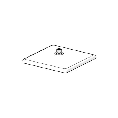 Hlavice sprchová s dešťovou sprchou Oras 250X250MM CHROM