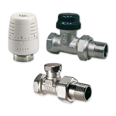 Ventil termostatický Ivar KIT VD 2101 N 1/2˝ PŘÍMÝ NIKLOVANÁ MOSAZ