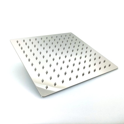 Sprcha hlavová Plano HRANATÁ 25CM KOV CHROM