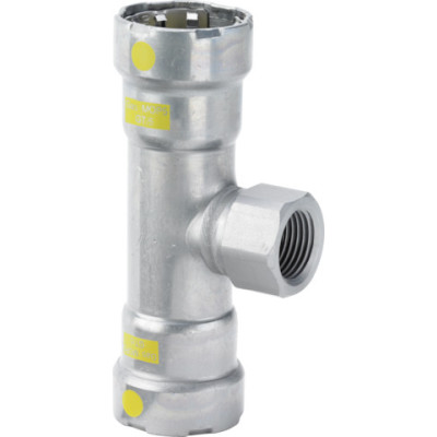T-kus redukovaný Viega Megapress Gas 6/4˝X1˝X6/4˝ ZÁVIT OCEL/POZ.