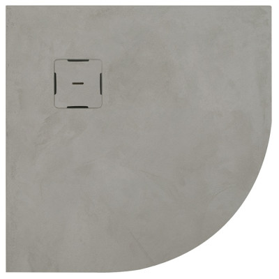 Vanička sprchová mineralite Ronal Calce 1/4-KRUH 90X90X3CM PÍSKOVÁ