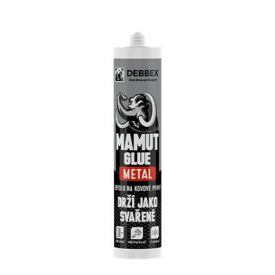 Lepidlo Den Braven KARTUŠE 290 ML, KOVOVĚ ŠEDÁ