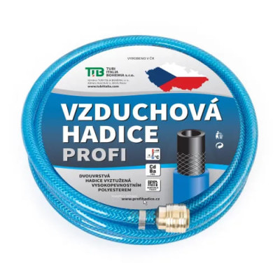 Hadice tlaková s rychlospojkami Tubi PROFI 13X19MM L=5 M PRŮHLEDNÁ