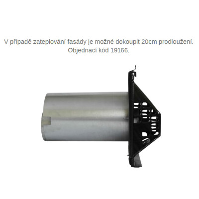 Prodloužení výdechu Gamat 373 a 473 20CM