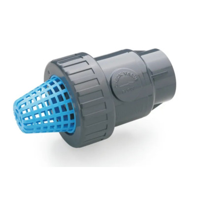 Klapka zpětná PVC-U Clevelings se sacím KOŠEM D16MM LEPENÍ